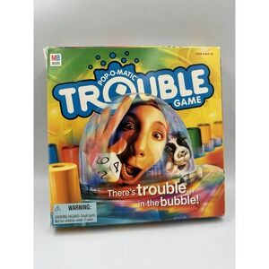 Classic Pop-O-Matic Trouble Board Game Hasbro Milton Bradley 2002